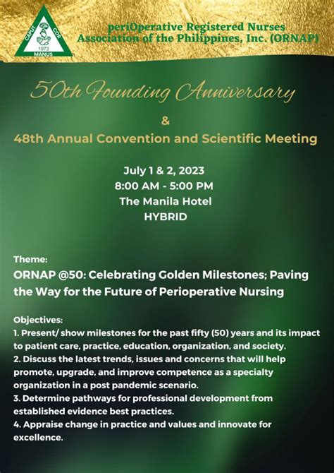 46th Annual Convention and Scientific Meeting & 48th Founding .